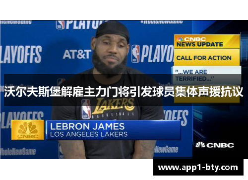 沃尔夫斯堡解雇主力门将引发球员集体声援抗议